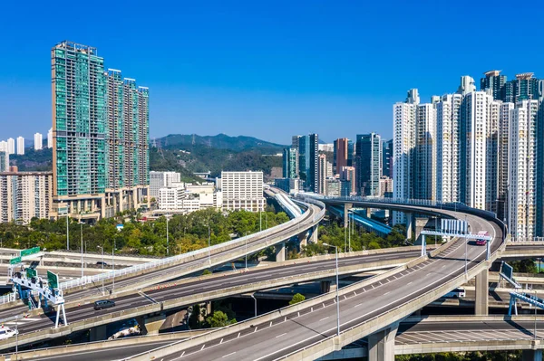 Mit Blick auf Viadukt in China — Stockfoto