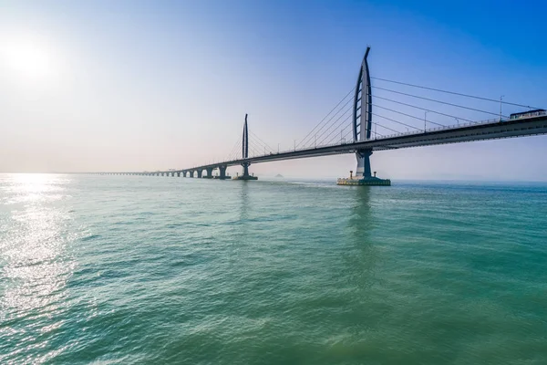 Ponte sul mare a Zhuhai Cina — Foto Stock