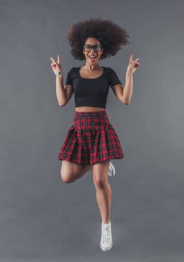 Komik Afro Amerikalı kadın