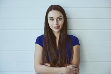 Bir kızın portresi.