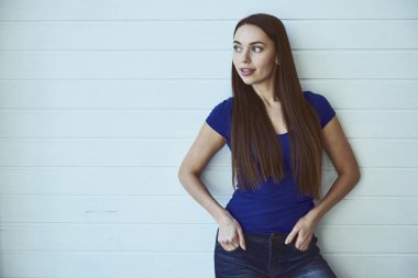 Bir kızın portresi.