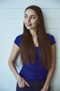 Bir kızın portresi.