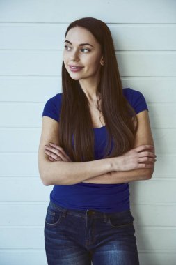 Bir kızın portresi.