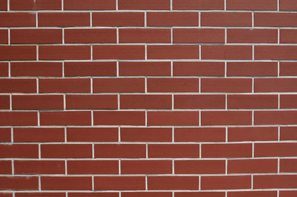 Ściana z czerwonej cegły tło do pisania tekstów zbliżeniowych poziomo — Zdjęcie stockowe