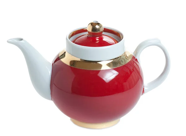 Red teapot — Stock Photo, Image