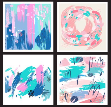 Kökenden gelen fırça darbeleri ve grange öğeleri kümesi