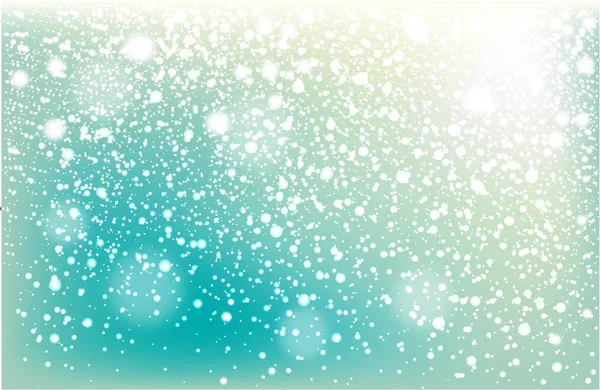 Winter Falling Snow Background Design Element Can Used New Year — Stock Vector