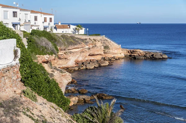 Prachtig Uitzicht Rotsen Kust Van Middellandse Zee Spanje — Stockfoto