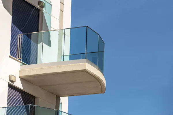 Modern Architecture Building Detail Blue Sky — Stock Photo, Image