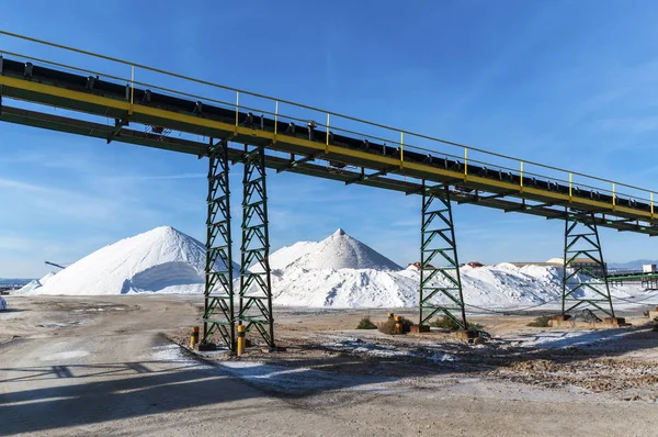 欧洲阿利坎特省托雷维耶哈的海盐产业 — 图库照片