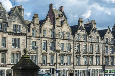 Edinburgh, İskoçya'nın in Old Town bölümünde.