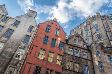 Edinburgh, İskoçya'nın in Old Town bölümünde.