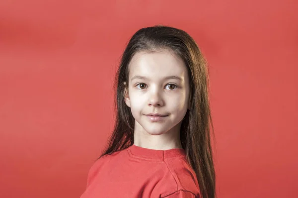 Portrait of charming little girl — Stock Photo, Image