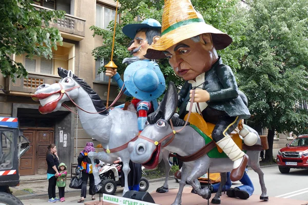 Габрово Болгария Мая 2018 Traditional Carnival Humor Satire Уличное Искусство — стоковое фото