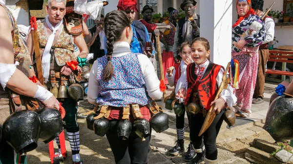 Turia Bulgarije Maart 2019 Maskerade Ritueel Kukeri Tot Uitzetting Van — Stockfoto