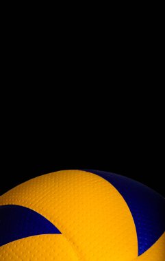 Beyaz bir arka plan üzerinde izole voleybol topu