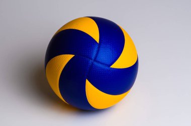 gri arka plan voleybol topu.