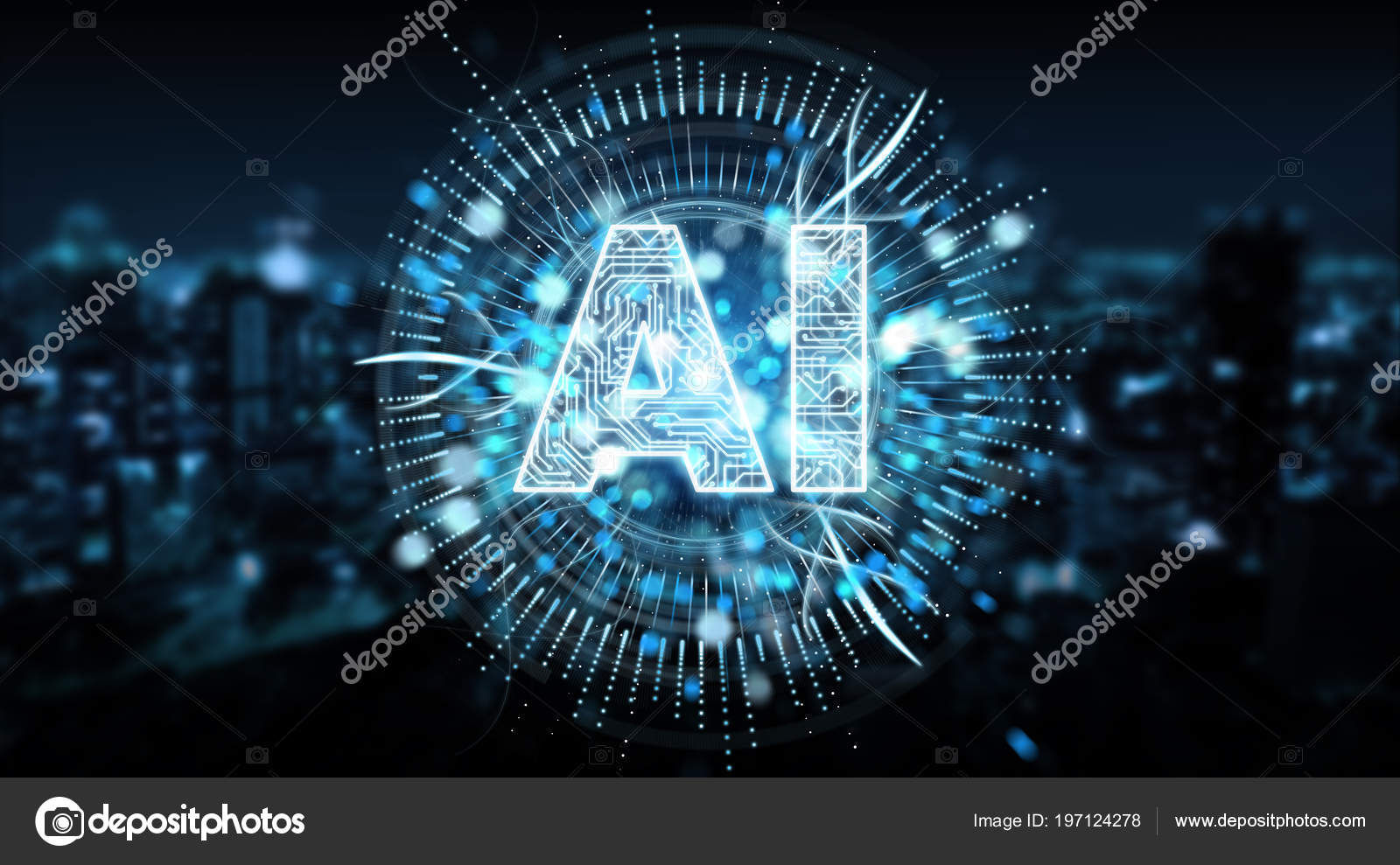 Hologramme Texte Intelligence Artificielle Numerique Sur Fond Bleu Ville Rendu Image Libre De Droit Par Sdecoret C Hologramme Texte Intelligence Artificielle Numerique Sur Fond Bleu Ville Rendu Image Libre De Droit Par Sdecoret C