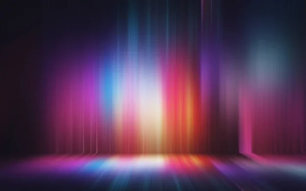 Renkli Gökkuşağı Soyut Işık Efektini Doku Duvar Kağıdı Render — Stok fotoğraf