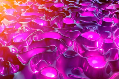 Soyut dalgalı sıvı doku desenleri 3d render