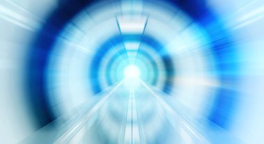 Soyut zum Rating l ile bir parlak tünel arka plan effectin