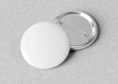 Üzerinde beton arka plan 3d render rozet