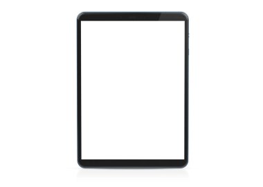 Modern tablet mockup beyaz 3d render izole