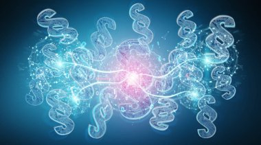 Dijital paragraf hukuk sembolü arka plan 3d render