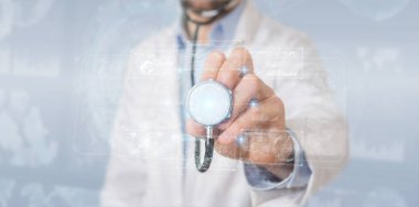 Veri 3d re ile dijital teknolojik arayüz kullanarak Bilim adamı