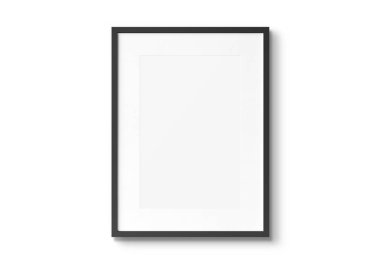 Duvar arka plan 3d render siyah dikey ahşap çerçeve