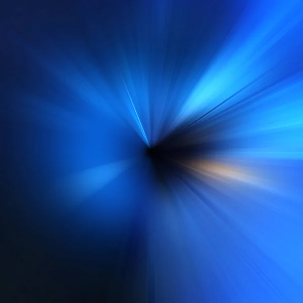 抽象的な青いズーム効果の背景 — ストック写真