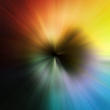 Soyut yeşil turuncu zoom etkisi arka plan