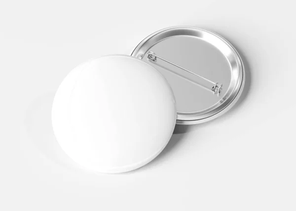 Badge on white background 3D rendering — Stock Photo, Image