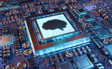 Modern bir Gpu kartı 3d render yapay zeka