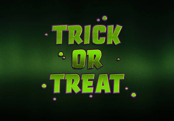 Karanlık arka plan üzerinde Mutlu Halloween goblin kartı etkisi — Stok fotoğraf