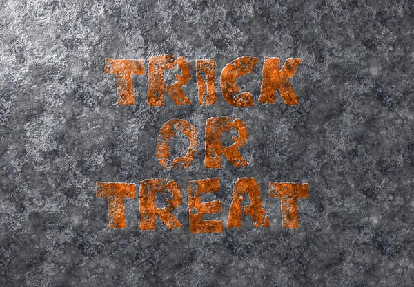 Happy Halloween grunge kort text på metall skadade järn bakgrunds — Stockfoto