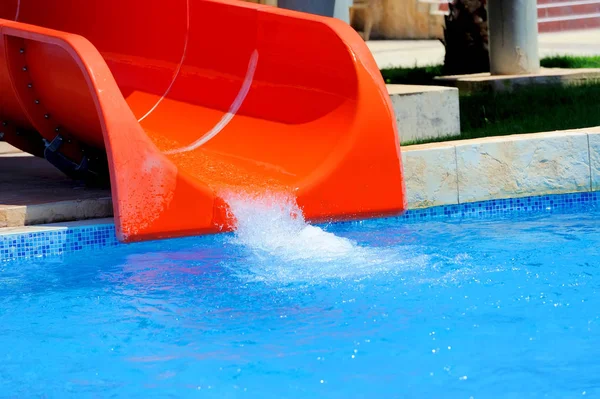 Colorful Water Slides Water Park — Stock Photo, Image