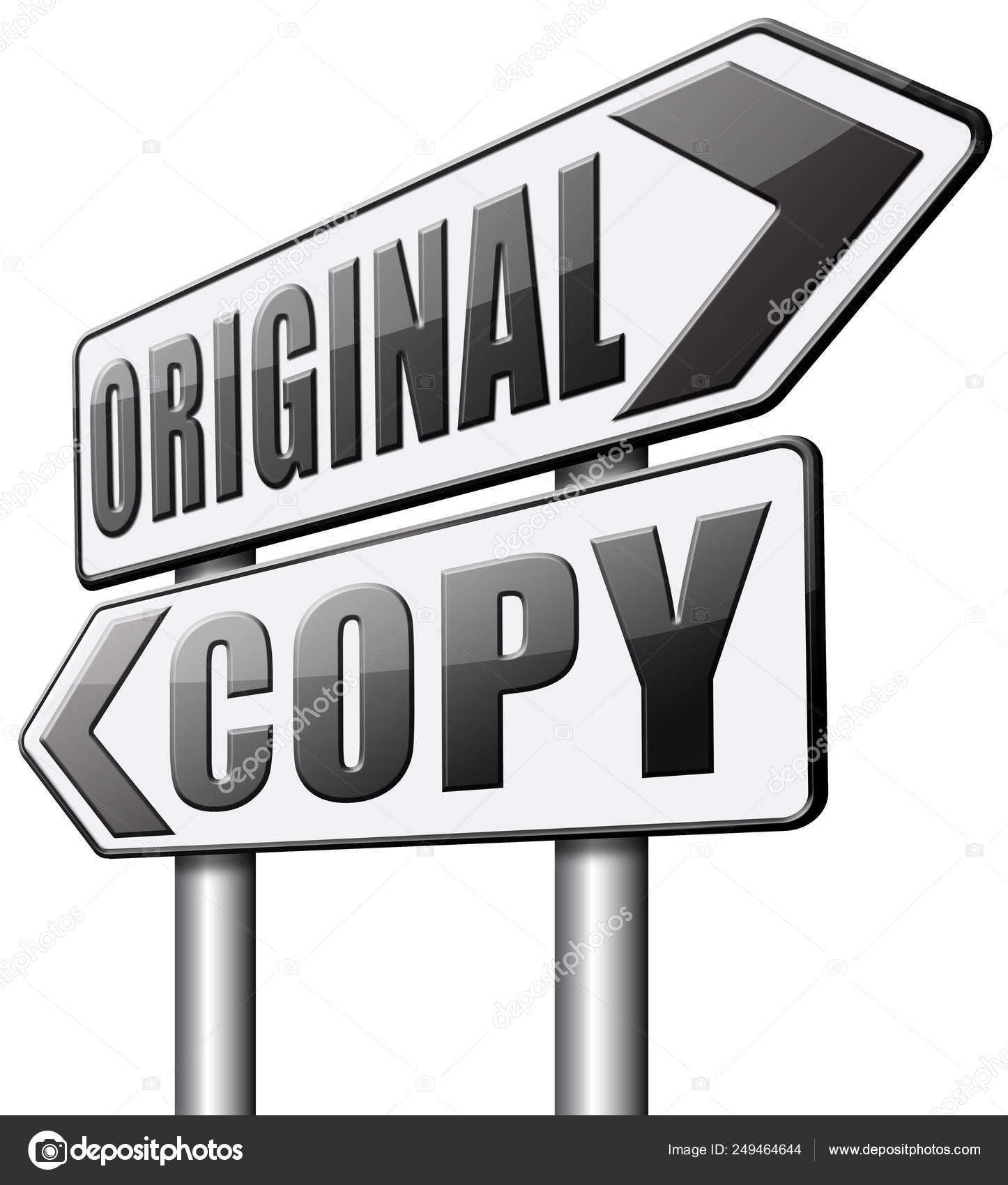 Copy Or Original Copycat Or Innovation Stock Photo C Kikkerdirk