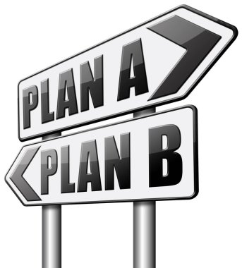 planı bir veya b alternatif seçenekler