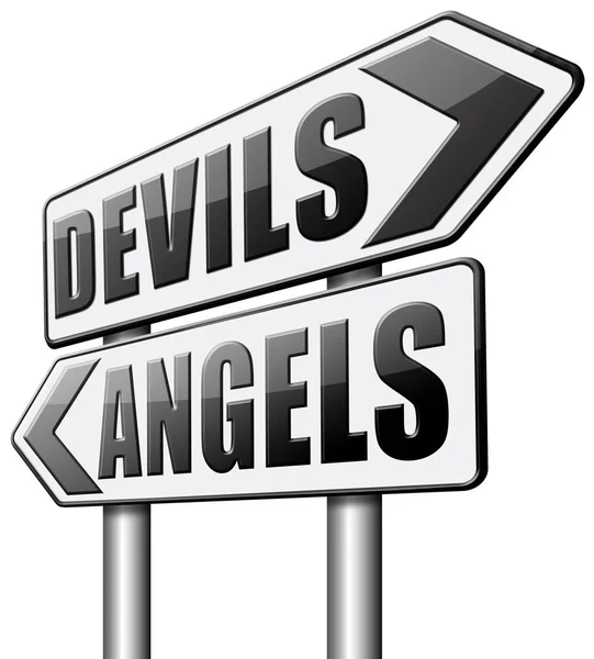 Devils and angels — Stock Photo, Image