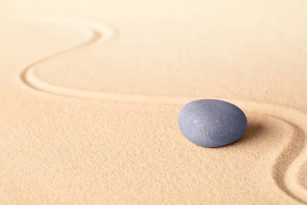 Fondo Piedra Meditación Zen Azul Para Yoga Spa Centro Bienestar — Foto de Stock