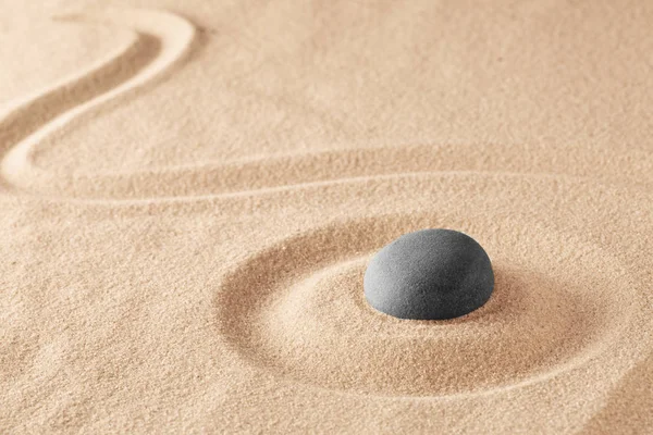 Terapia Piedra Mineral Para Una Tranquilidad Mental Través Meditación Zen — Foto de Stock