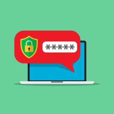 Parola ile dizüstü bilgisayar