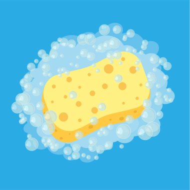 sponge foam bubbles clipart