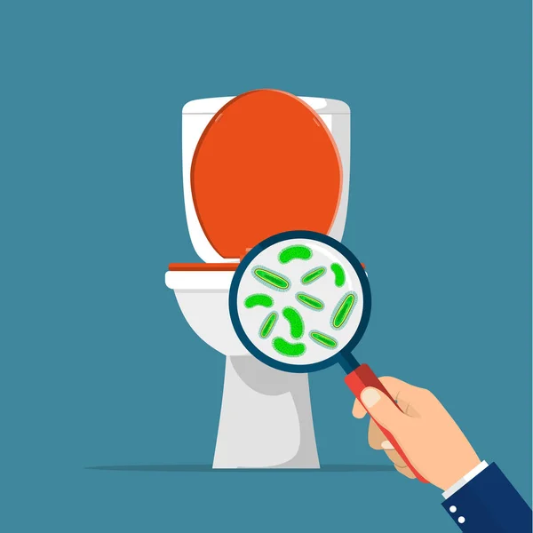 Concept d'hygiène des toilettes . — Image vectorielle