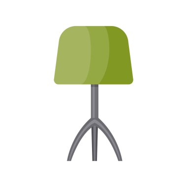 Masa lambası beyaz arkaplanda izole