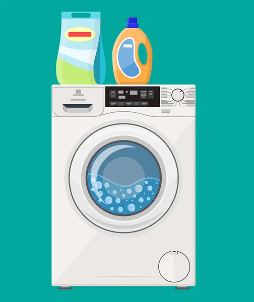 Ikon mesin cuci - Stok Vektor