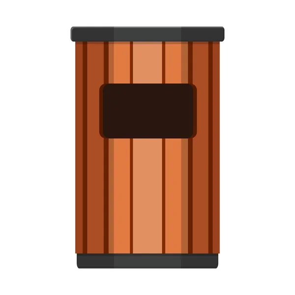Atık kutusu simgesi — Stok Vektör