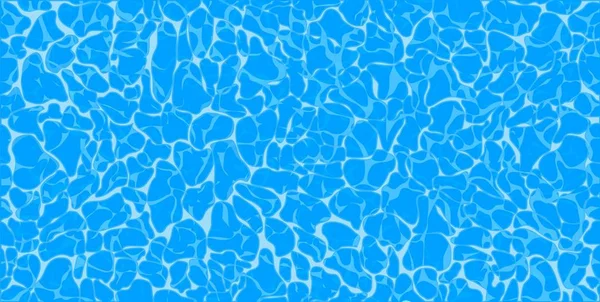 Summer blue swiming pool pattern. — Stock Vector