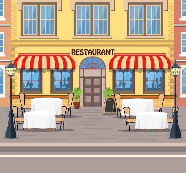 Restaurant fast food moderne — Image vectorielle